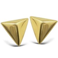 JWLS4U | Earstuds Pyramide Gold 1